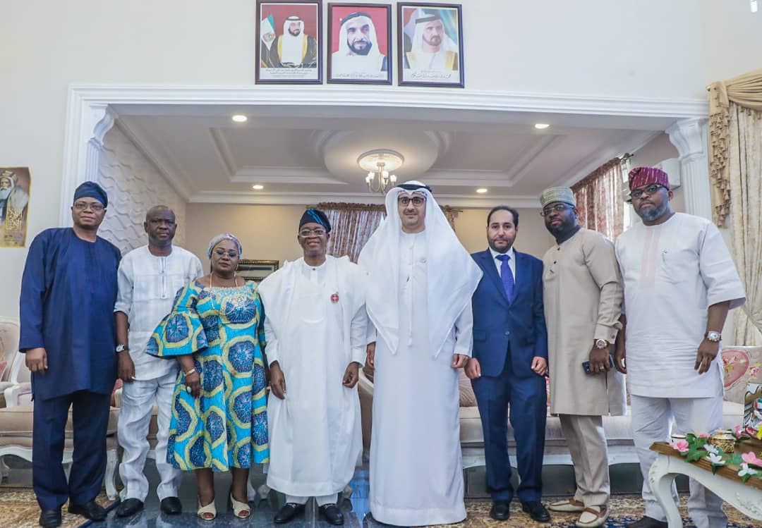 PHOTONEWS: Oyetola Meets UAE Ambassador In Abuja