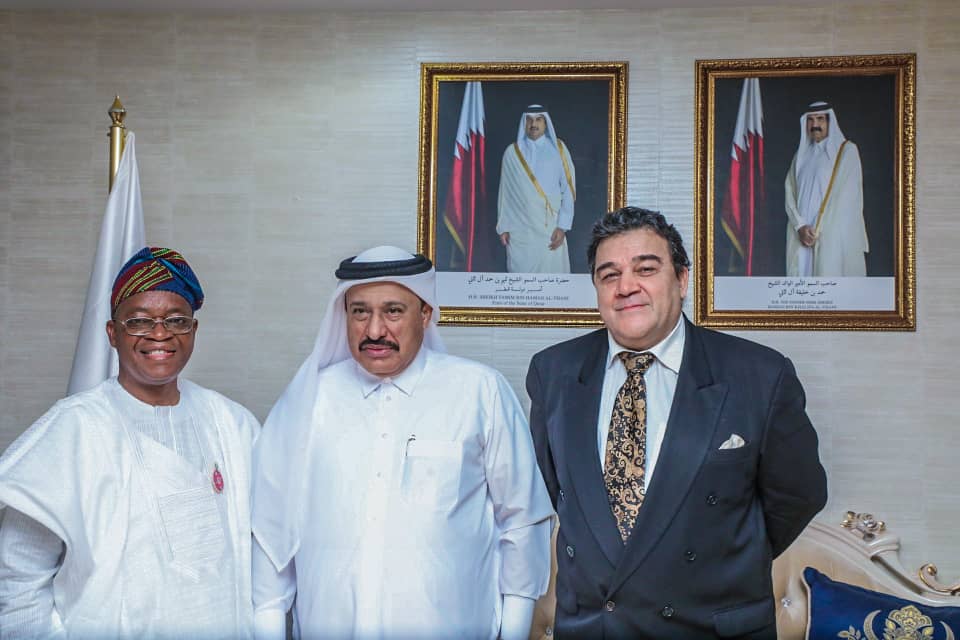 PHOTONEWS: Oyetola Meets Qatar Ambassador, Discuss Investment, Trade Relations