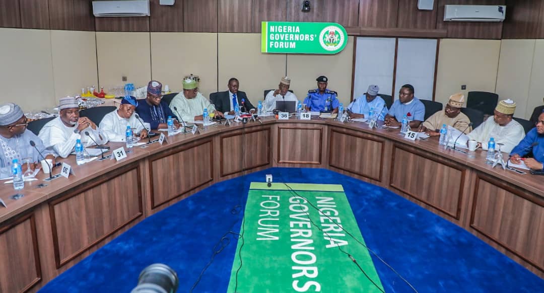 PHOTONEWS: Oyetola Attends NGF Meeting With NSA