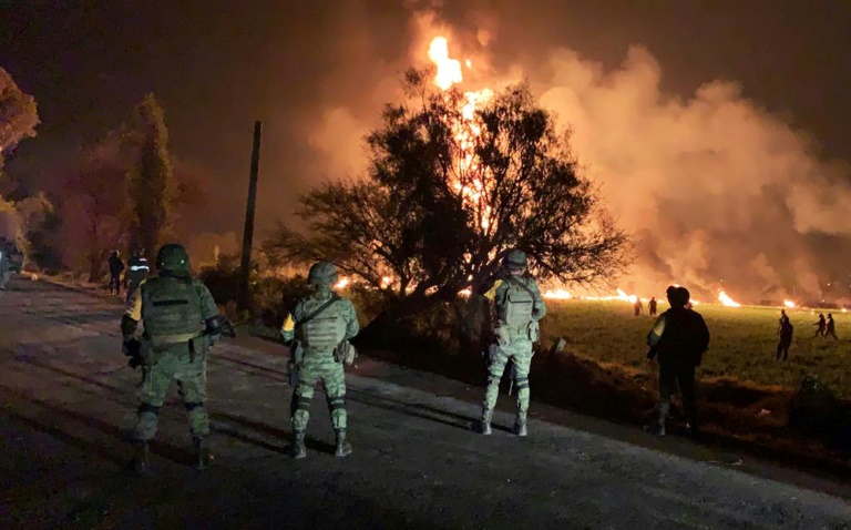 Massive pipeline fire in Mexico kills 21