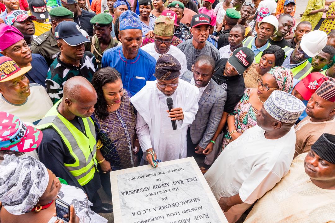 PHOTONEWS: Aregbesola Commissions Mall Named After Him In Lagos