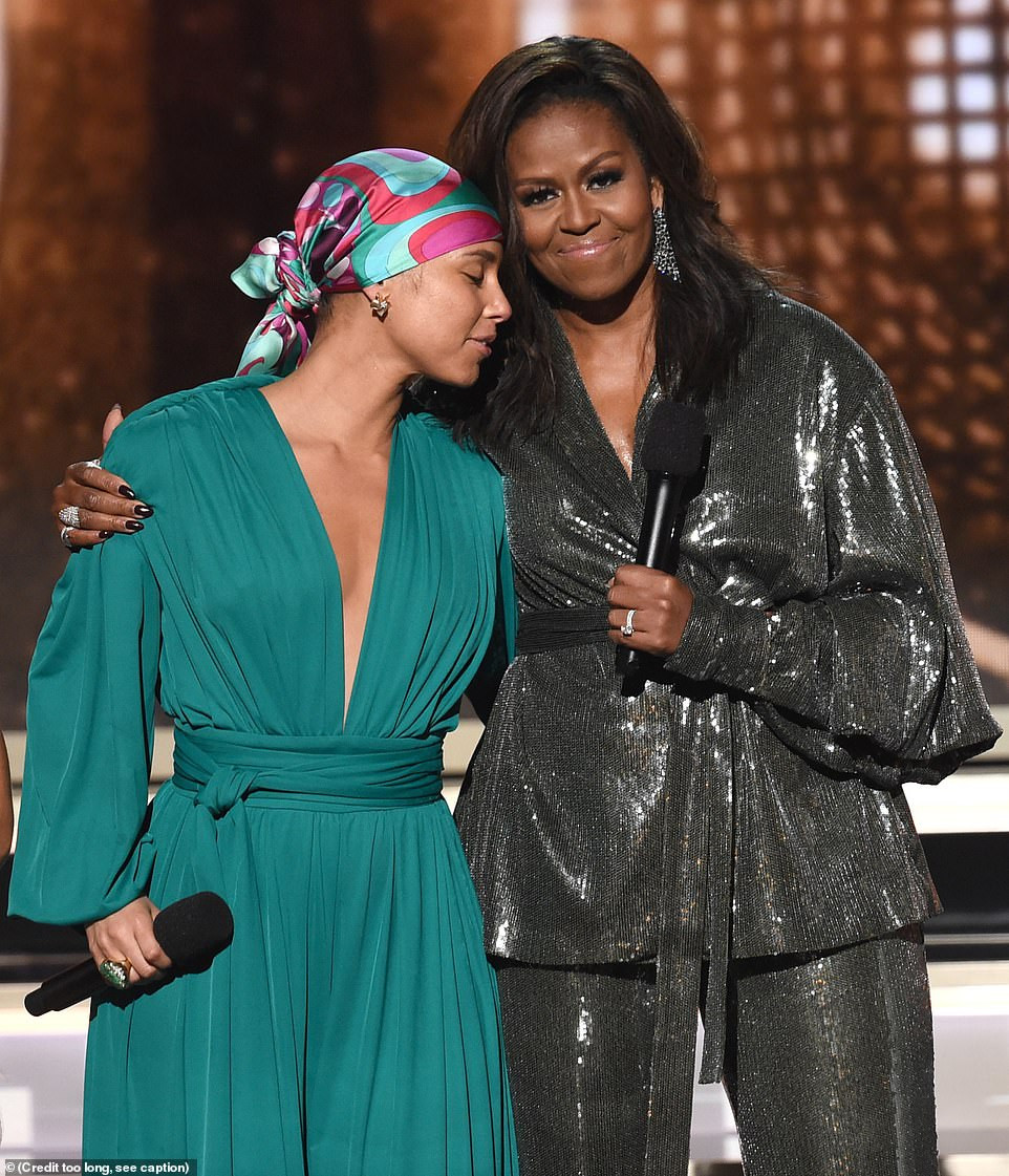 PHOTOS: Michelle Obama Makes Surprise Appearance At The Grammys