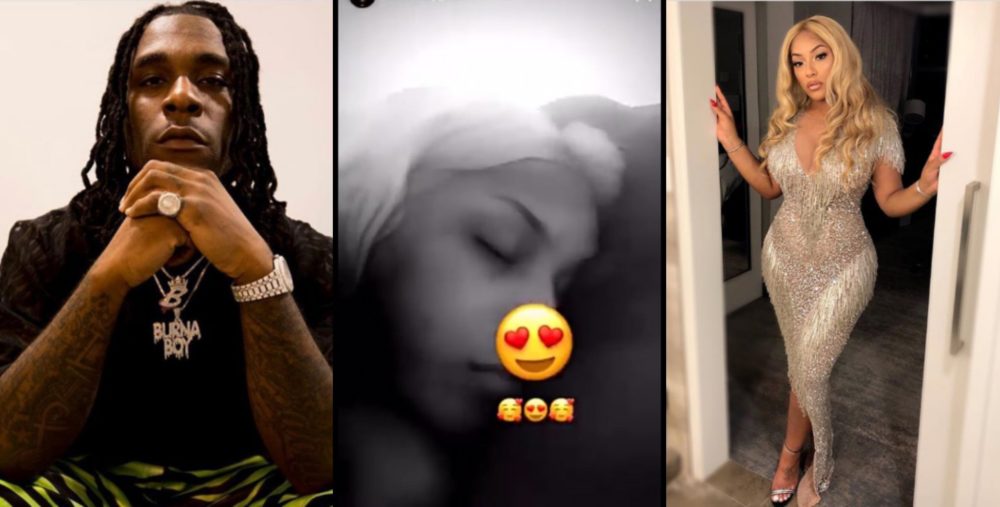 Burna Boy Shares Video Of Himself In Bed With British Rapper, Stefflon Don