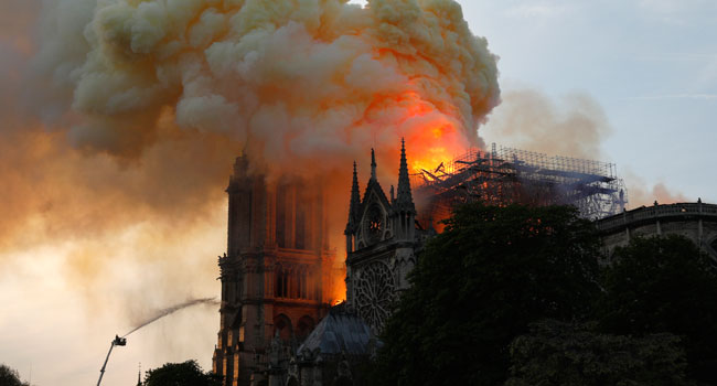 IOC Pledges €500,000 To Help Rebuild Notre-Dame Cathedral