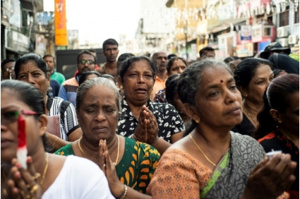 A Week After, Sri Lanka Still Mourning Victims