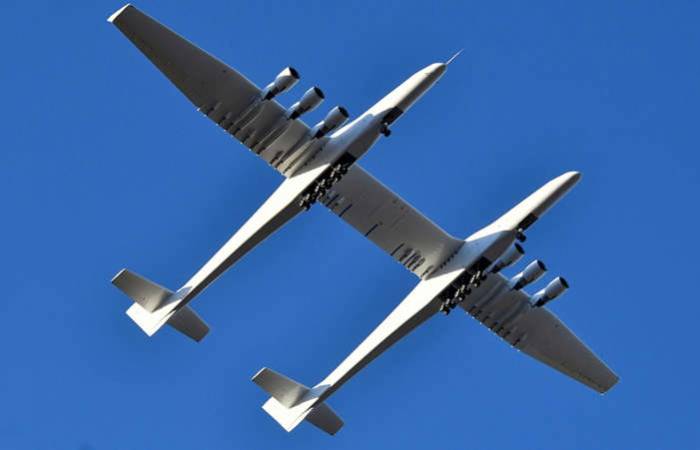World Largest Plane Takes To The Skies Over California
