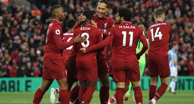 Keita’s 15-second Opener Inspires Liverpool To Rout Huddersfield 5-0