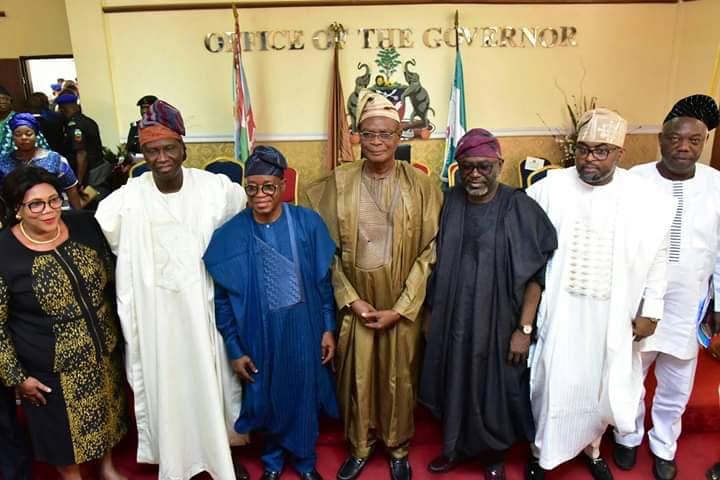 Governor Oyetola Swears-In SSG, CoS, DCoS