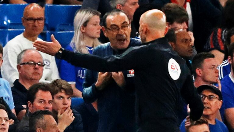Maurizio Sarri Charged For Misconduct After Burnley Game