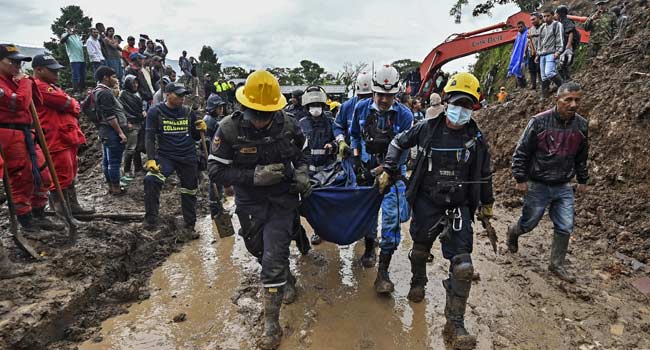 Colombia Mudslide Death Toll Rises To 28