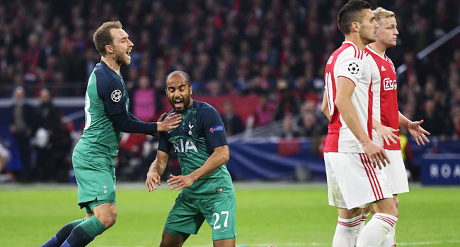 BREAKING: Tottenham Beat Ajax 3-2 To Set Up All English Champions League Finals