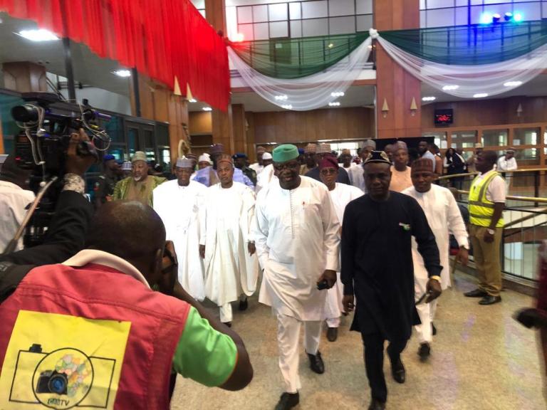 JUST IN: APC Governors Arrive NASS For 9th Assembly Inauguration