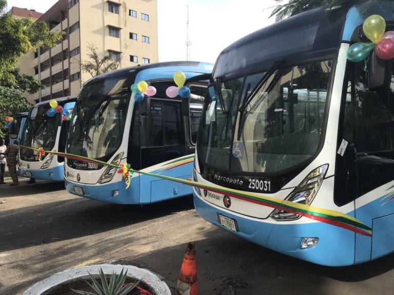 Sanwo-Olu Donates 35 Marcopolo Buses To Civil Servants As Staff Bus
