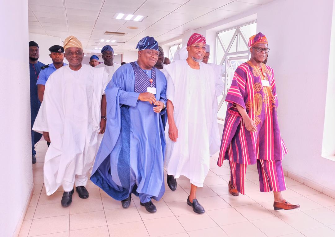 PHOTONEWS: Aregbesola In National Assembly For Ministerial Screening