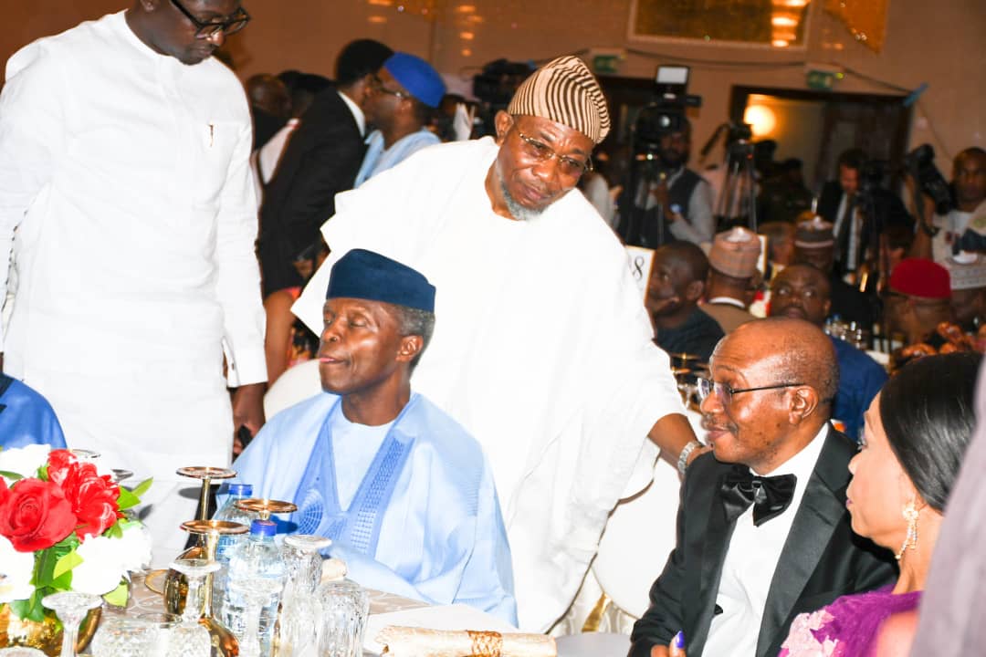 PHOTONEWS: Aregbesola Attends CBN Governor, Emefiele’s Thanksgiving Service