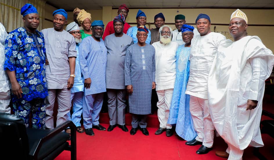 PHOTONEWS: SDP Leaders Congratulate Governor Oyetola On Supreme Court Victory