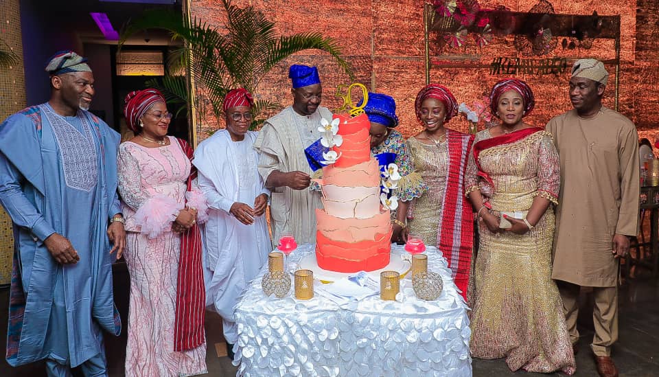 PHOTONEWS: Oyetola Attends Sunday Dare’s Wife 50th Birthday