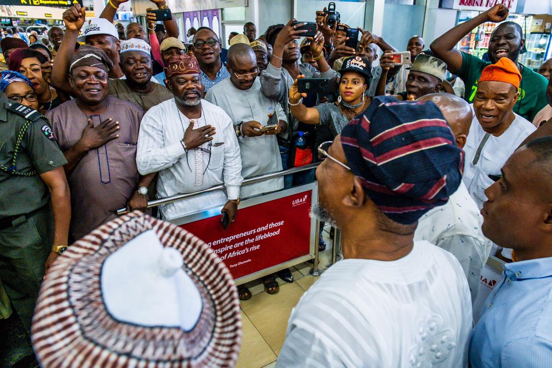 PHOTONEWS: Lagos APC Members, Alimosho Party Members Hold Grand Reception For Aregbesola