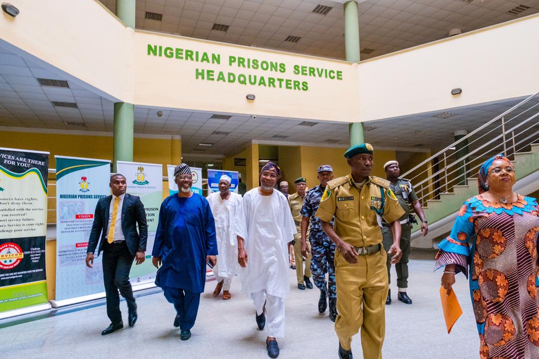 Aregbesola Continues Tour Of Agencies, Visits NCS, Federal Fire Service