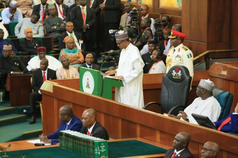 President Buhari Presents 2020 Budget Of Fiscal Consolidation To Federal Lawmakers