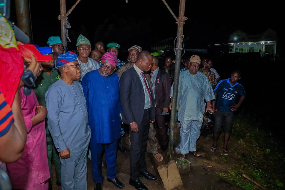 Flood: Governor Oyetola Visits Affected Areas In Osogbo