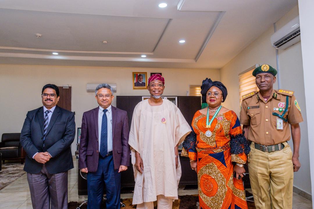 PHOTONEWS: Aregbesola Receives Indian Envoy In Abuja
