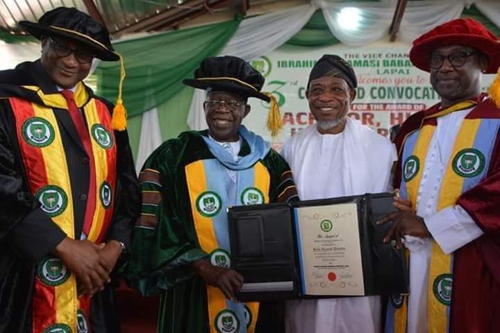 AGF Congratulates Tinubu On IBB Varsity’s Honorary Doctorate