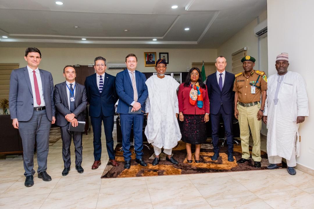 PHOTONEWS: European Union Envoys Visit Aregbesola In Abuja
