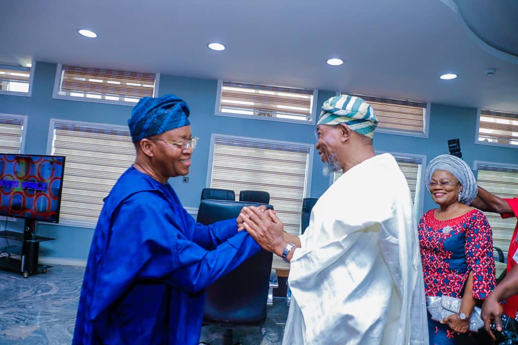 Aregbesola Visits Oyetola As Interior Ministry Hold Conference In Osun