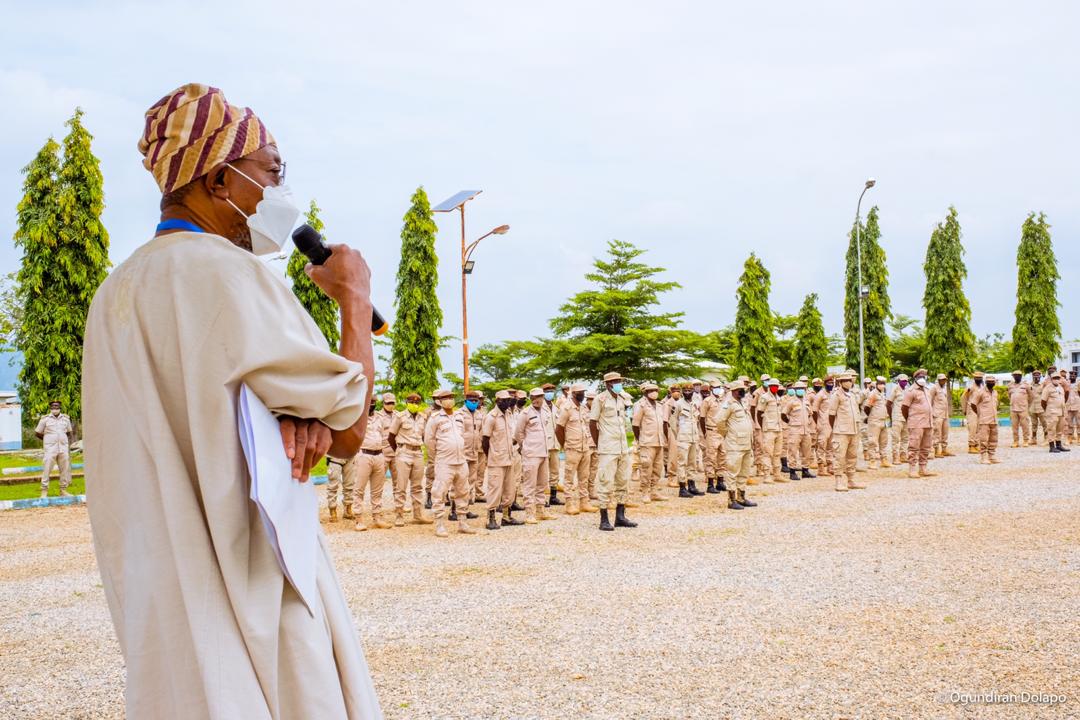 PHOTONEWS: Aregbesola Addresses NIS Officials On Special Operations In Abuja