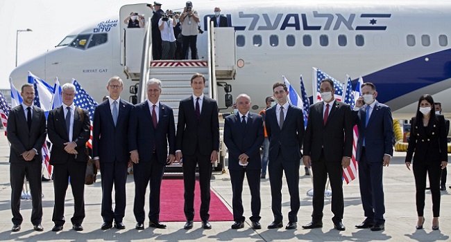 US, Israeli Officials Take ‘Historic’ First Commercial Flight To UAE