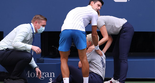 Djokovic Disqualified From US Open For Hitting Judge