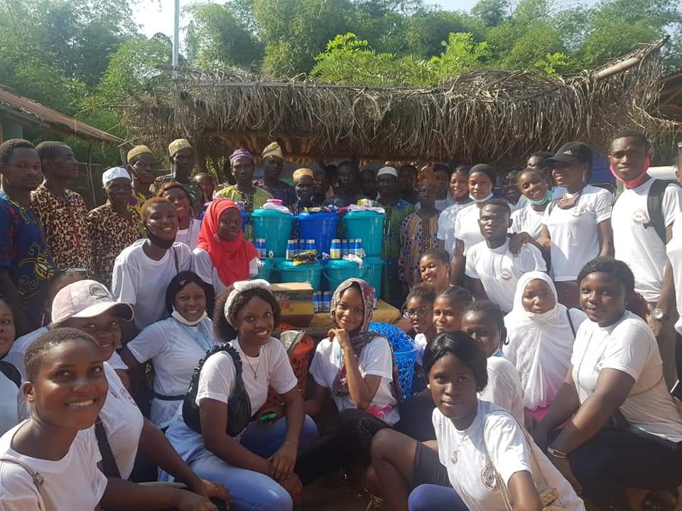 UNIOSUN Students Take Public Health Campaign To Oosa Community