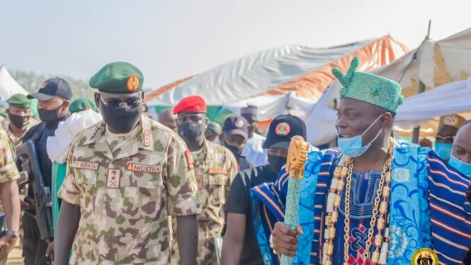 Buratai Led Nigerian Soldiers With Untainted Integrity, Dedication To Service – Olowu Of Kuta