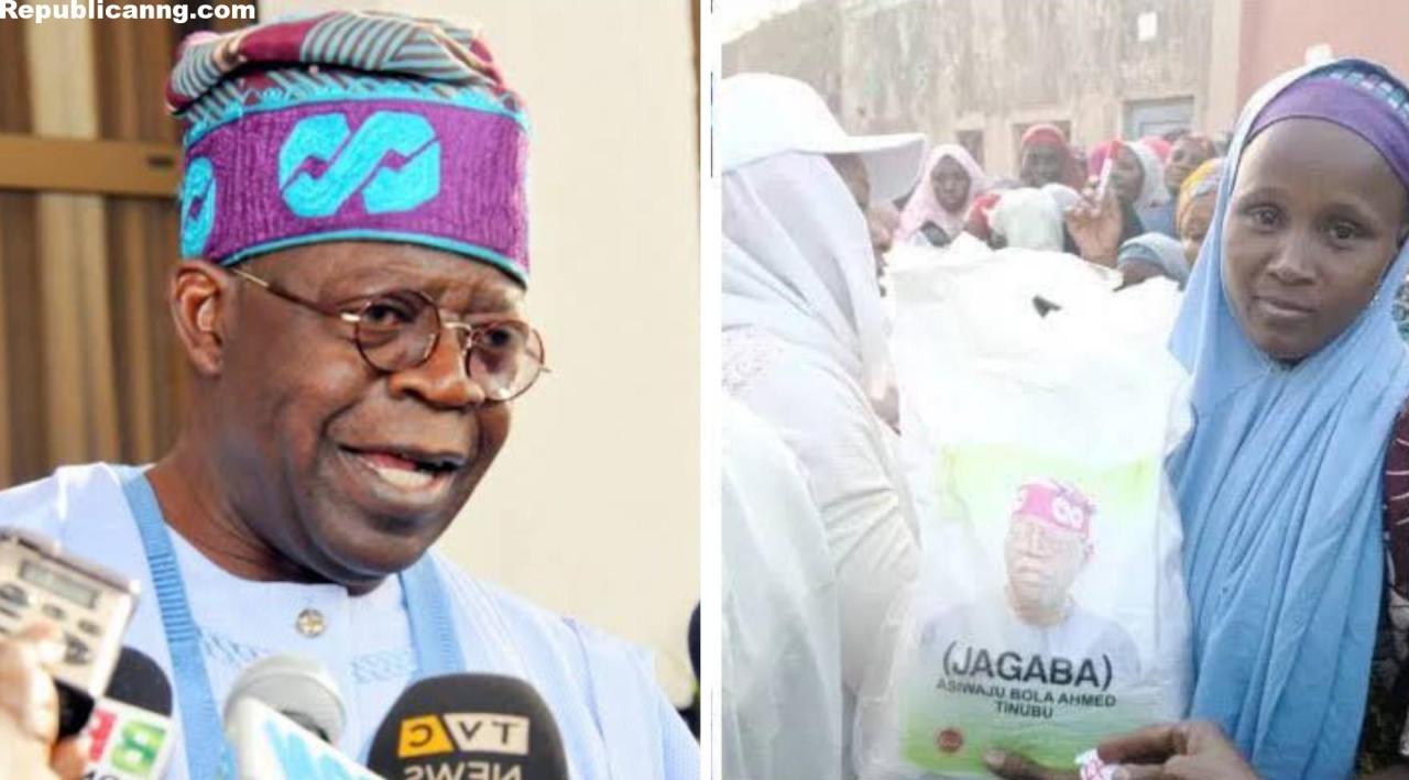 I Am Not Responsible For ‘Jagaba Rice’ Distribution In The North -Tinubu