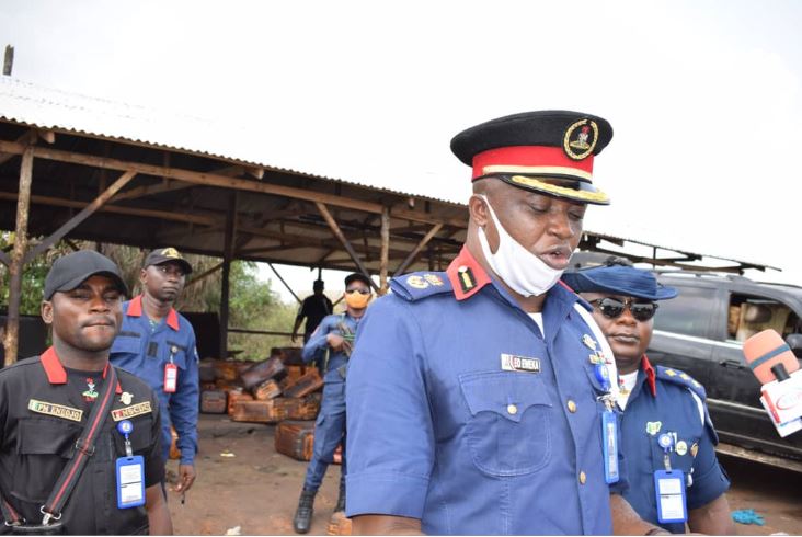 NSCDC Apprehends Eight Suspects For Vandalism, Illegal Bunkering In Ondo