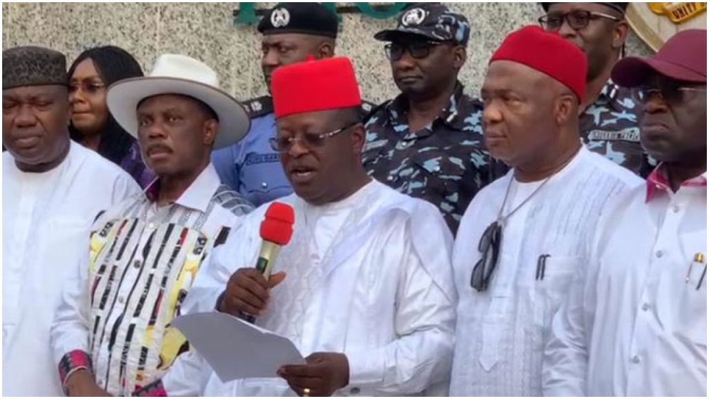 Insecurity: South-East Governors Announce Regional Security Outfit, “EBUBE AGU”