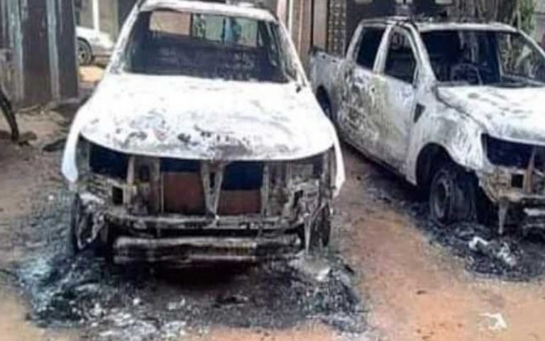 Again, Hoodlums Burn Police Station, Kill Officers
