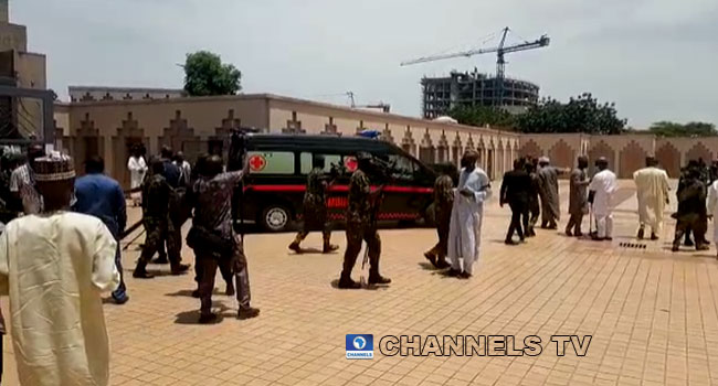 Remains Of COAS, Others Arrive National Mosque For Prayer