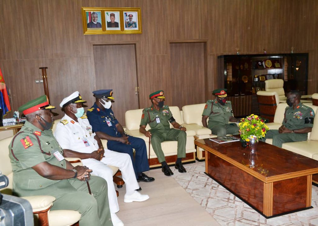 Chief Of Defence Staff Hosts New Army Chief