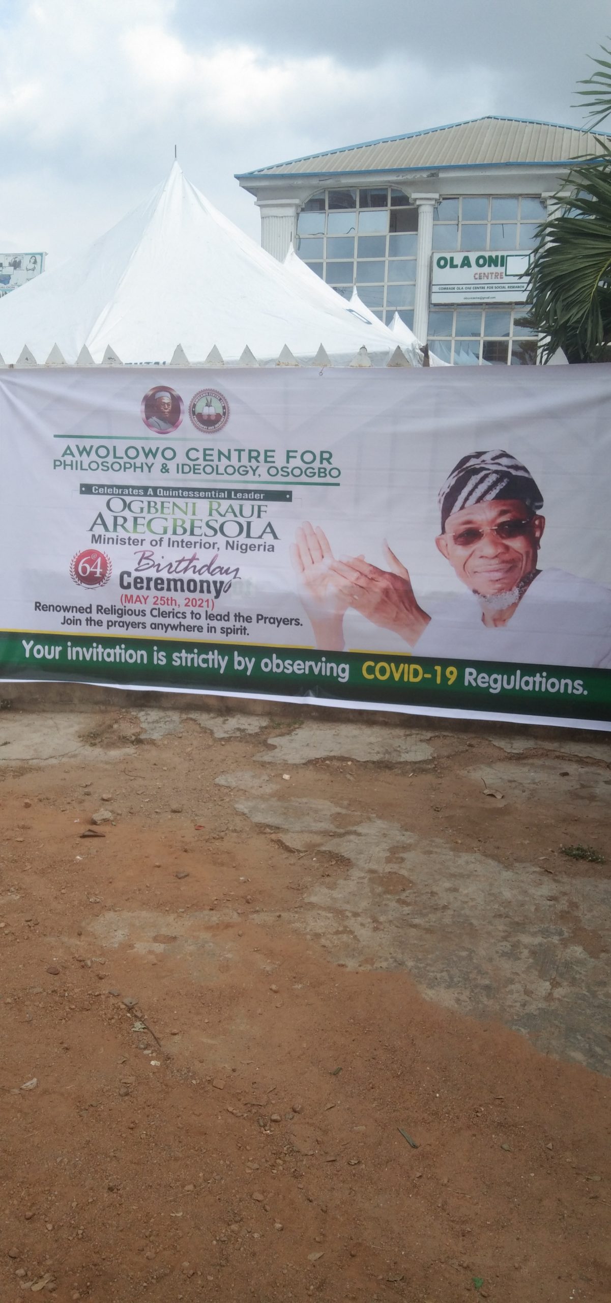 Photo News: Awolowo Centre Holds Programme To Honour Aregbesola
