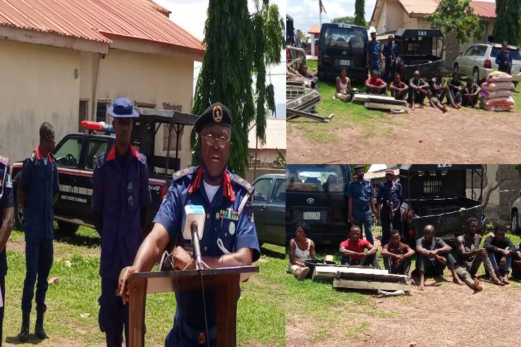 NSCDC Parades Man For Sharing Girlfriend’s Nude Pictures Online