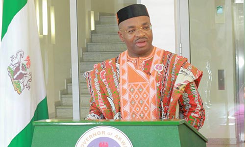 Gov Udom Donates N60m To Families Of Slain Police Officers