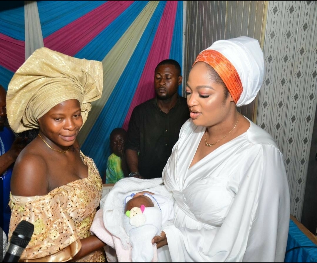 Ooni Wife Attends ENDSARS Suspect Baby Naming Ceremony