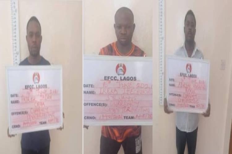 EFCC Apprehends 3 For Allegedly Currency Counterfeiting