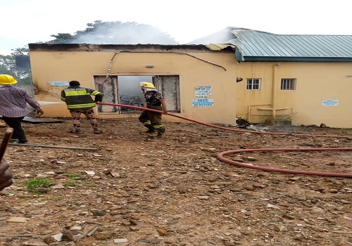 Hoodlums Set Ablaze INEC Office In Enugu