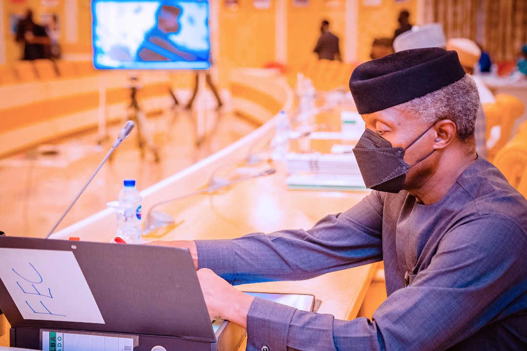 Photos: VP Osinbajo Presides Over FEC Meeting In Buhari’s Absence