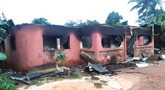 Hoodlums Raze Monarch’s Palace, PDP Chieftain’s Residence In Imo