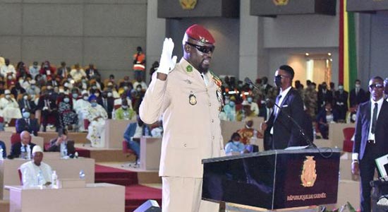 Guinea Coup Leader Sworn In As Interim President