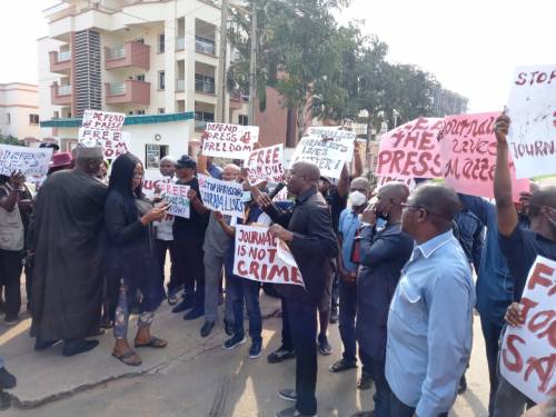 Journalists Storm Police Headquarters, Protest Over Missing Colleague